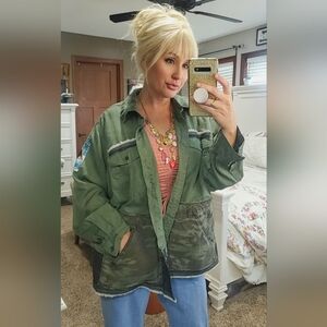 One-of-a-Kind Custom Horse Patched Jacket Size XXL Western Boho